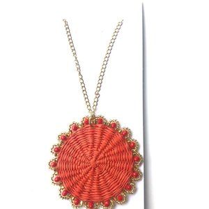 Beautiful Handmade Iraca Palm Necklace